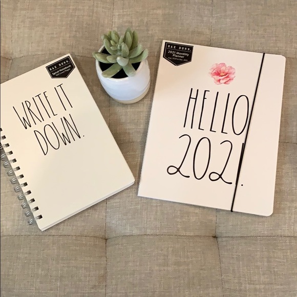 Rae Dunn Other - NWT RAE DUNN spiral notebook & 2021 planner